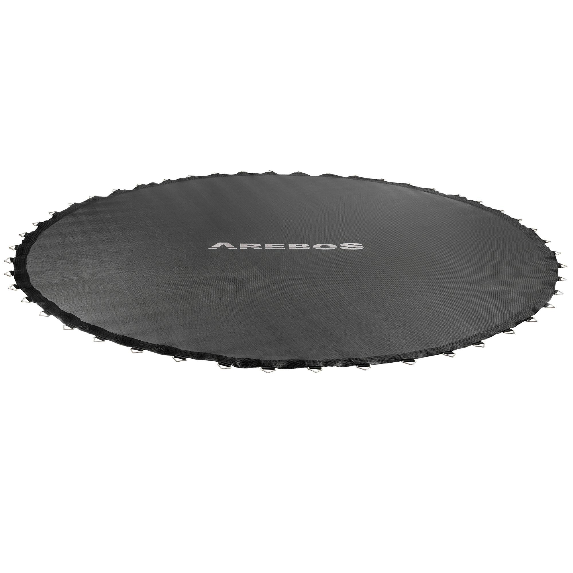 Arebos  Sprungmatte Ø 257 cm für Trampoline mit Ø 305 cm, 165 mm Federn 54 Ösen 