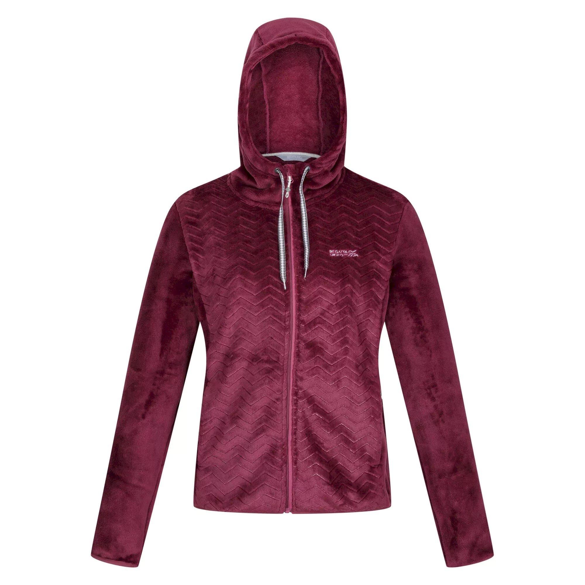 Image of Julissa Ii Fleecejacke Durchgehender Reißverschluss Damen Lila 36