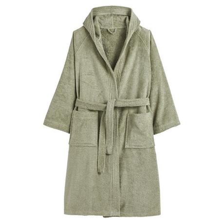 La Redoute Intérieurs Peignoir capuche éponge bouclette 450 gm2  