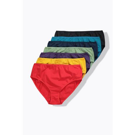 Ulla Popken  Midi-Slips, 7er-Pack, verschiedene Farben 