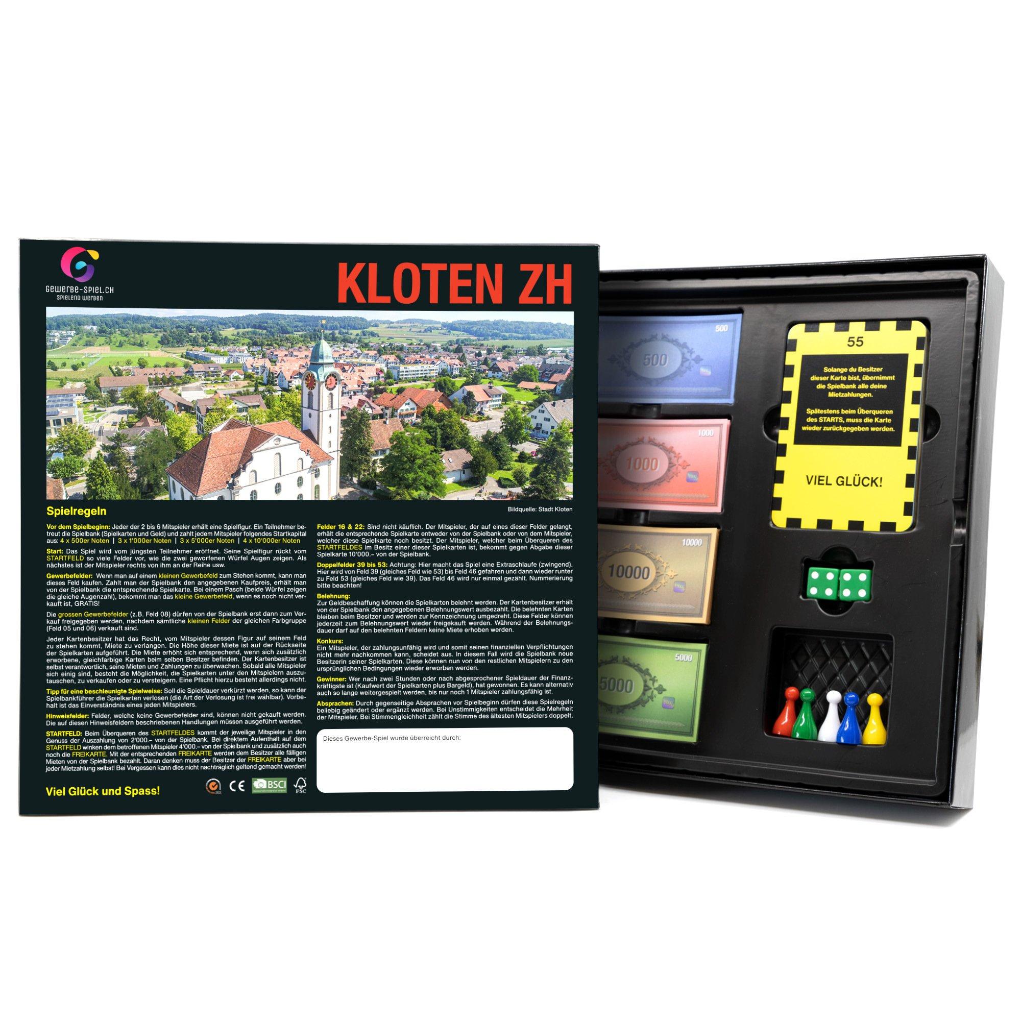 GEWERBE-SPIEL  Brettspiel KLOTEN ZH (Deutsch) 