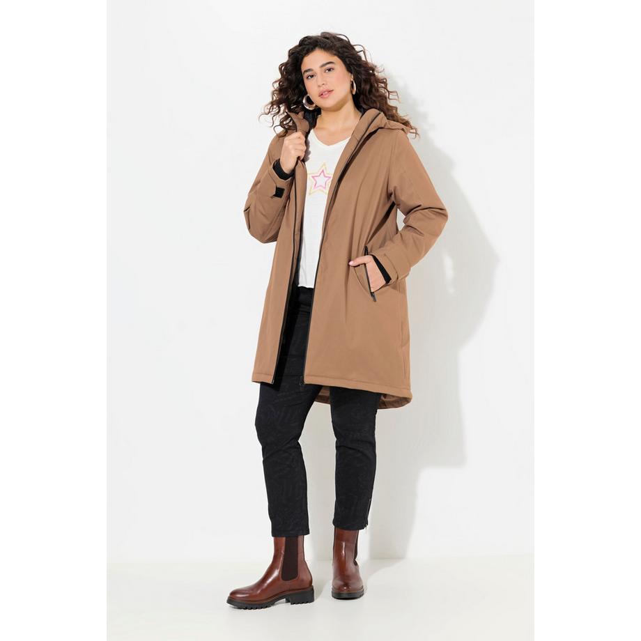 Ulla Popken HYPRAR Veste fonctionnelle imperméable fermeture à glissière à double sens  