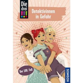 Die drei !!!, 100, Detektivinnen in Gefahr Vogel, Kirsten; Biber, Ina (Illustrationen) Copertina rigida 