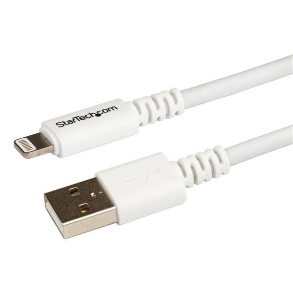 Image of StarTech.com 3m Apple 8-Pin Lightning Connector auf USB Kabel - USB Kabel für iPhone iPod iPad - Weiß