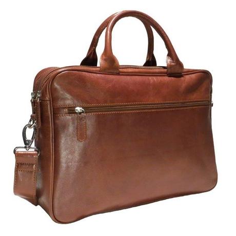 Dermata Lederwaren Sacoche Ordinateur Portable Cuir Pleine Fleur  