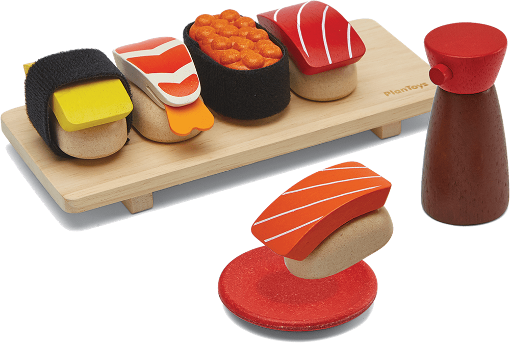 Image of PlanToys Holzspielzeug Sushi-Set