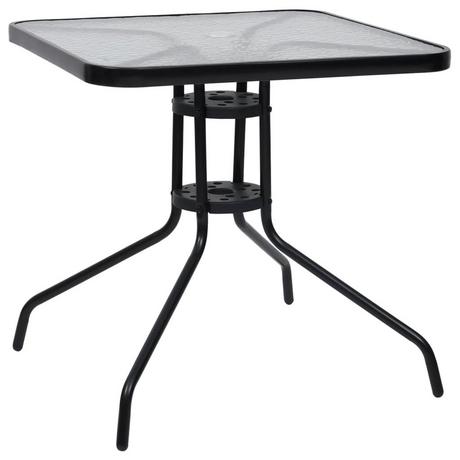 VidaXL Table de jardin acier  