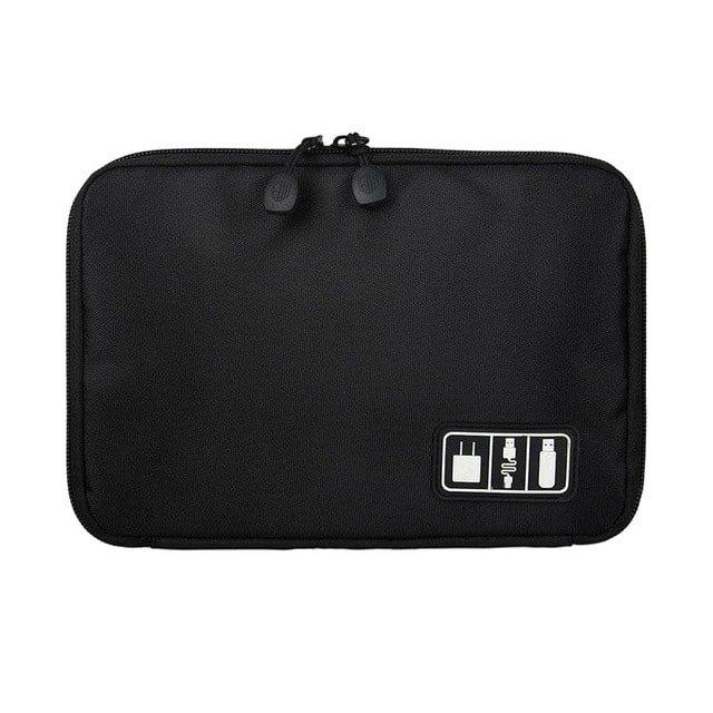 Image of Tasche Zur Aufbewahrung Von Kabeln Und Elektronik - Schwarz Unisex ONE SIZE