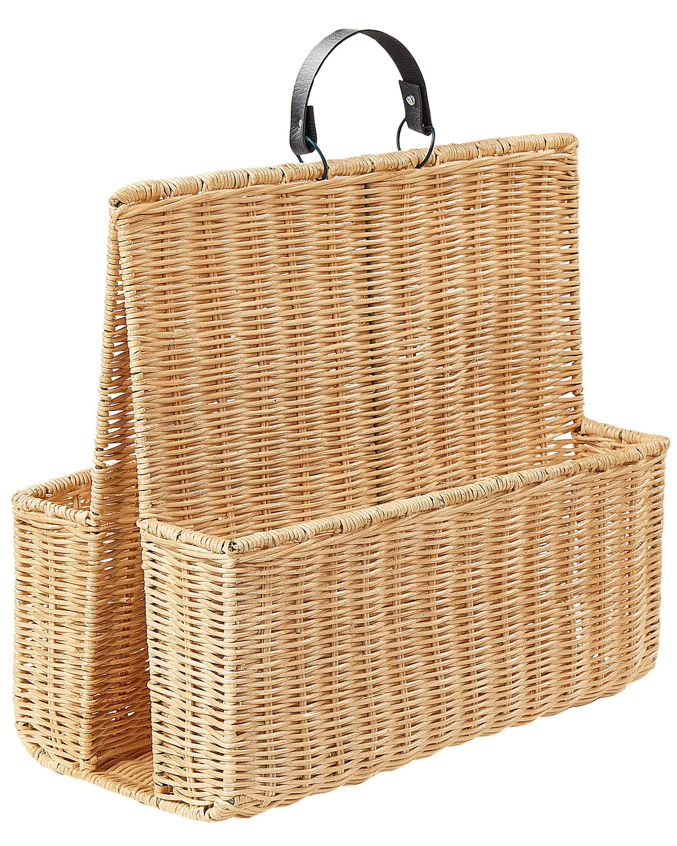 Image of Zeitungsständer aus Rattan Boho LARAK Zeitungsständer aus Rattan Boho LARAK