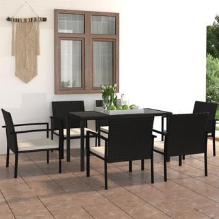 VidaXL set da pranzo Polirattan  