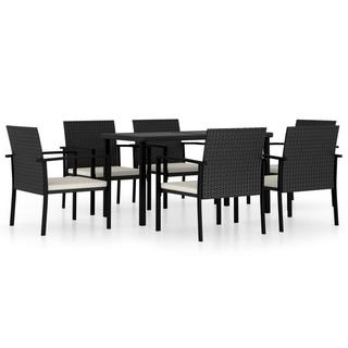 VidaXL set da pranzo Polirattan  