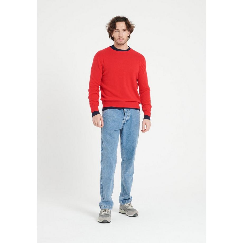 LUKE 2 Pullover mit Rundhalsausschnitt - 100% Kaschmir