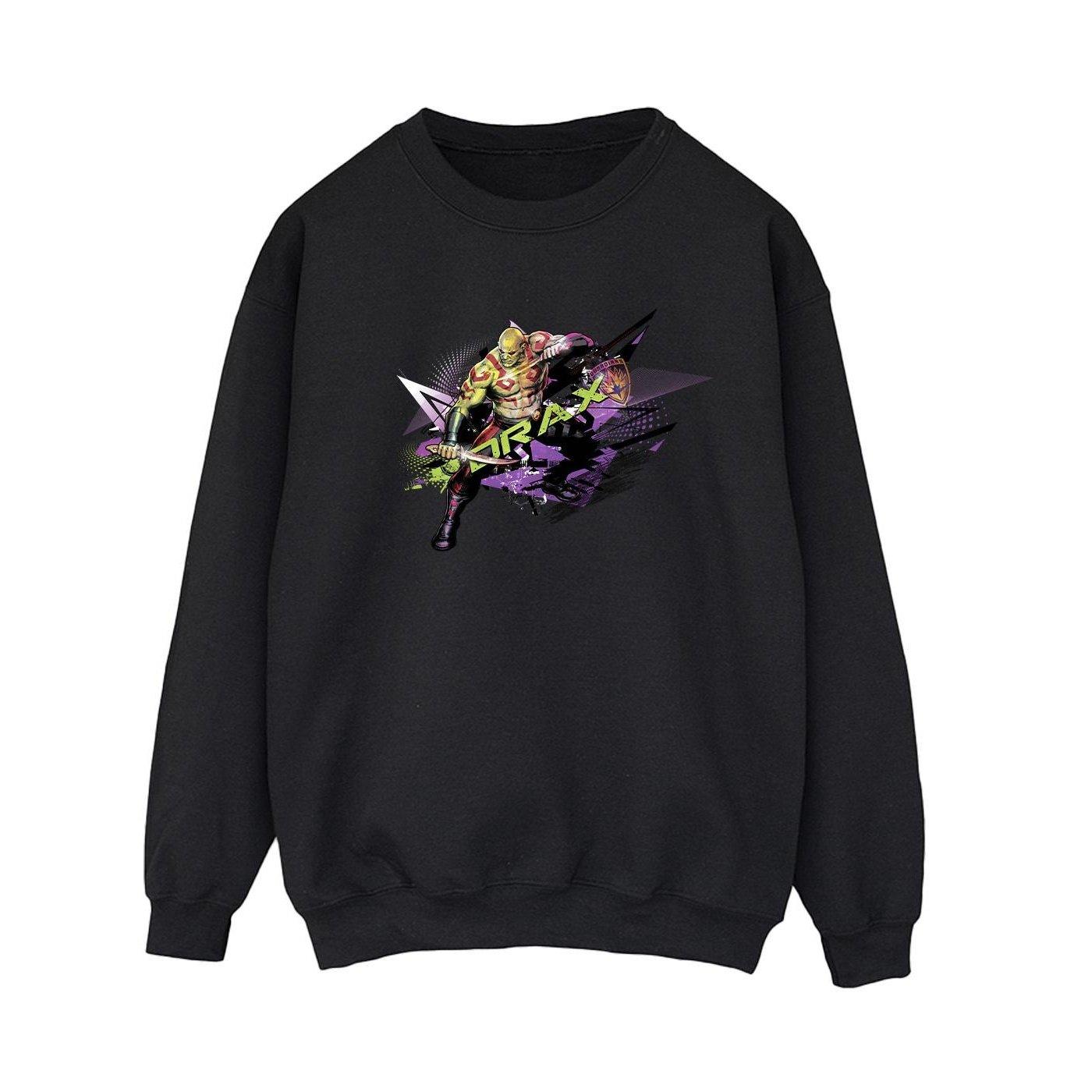 Image of Guardians Of The Galaxy Abstract Drax Sweatshirt Damen Schwarz XXL