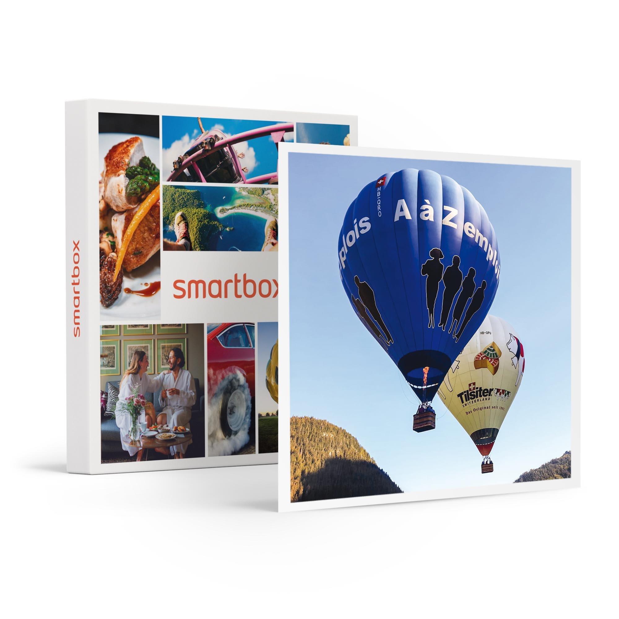 Smartbox  Journée d'excursion en montgolfière à travers les Alpes - Coffret Cadeau 