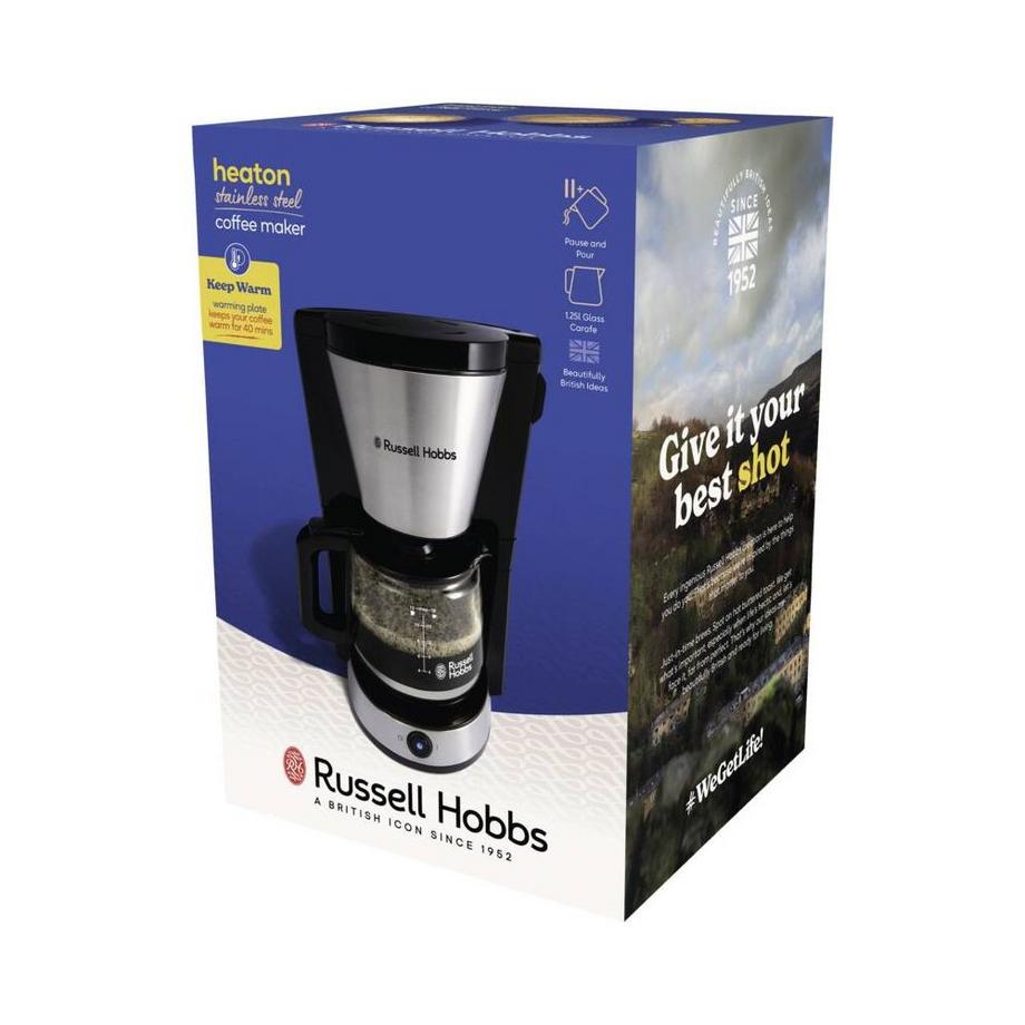 Russell Hobbs Heaton Glas-Kaffeemaschine  