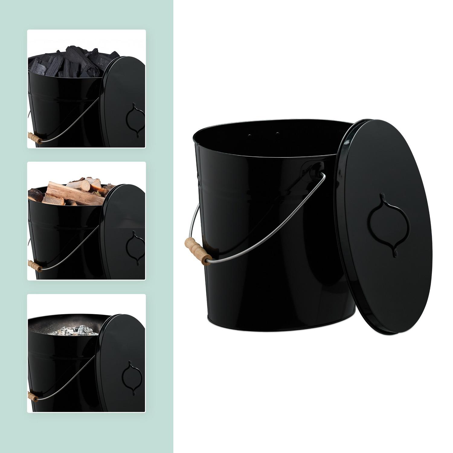 Northix Aschenbecher mit Deckel 12 Liter  