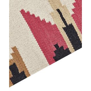 Beliani Tapis en Coton Traditionnel GARNI  