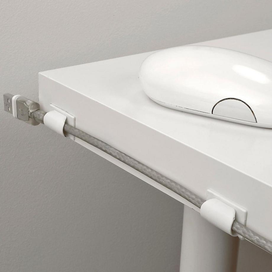 D-Line  D-LINE Kabelklemmen 6x Weiß 