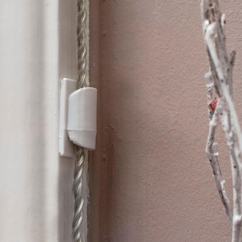 D-Line  D-LINE Serre-câbles 6x Blanc 