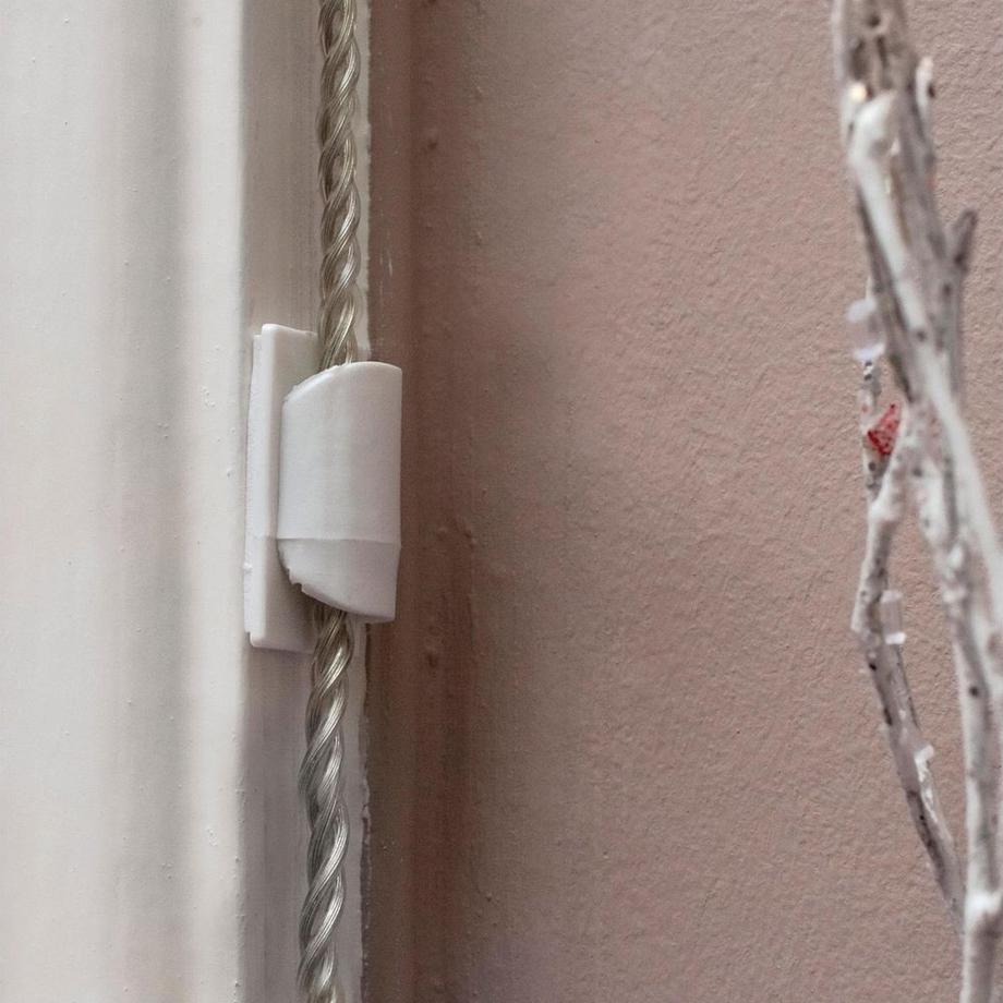 D-Line  D-LINE Kabelklemmen 6x Weiß 