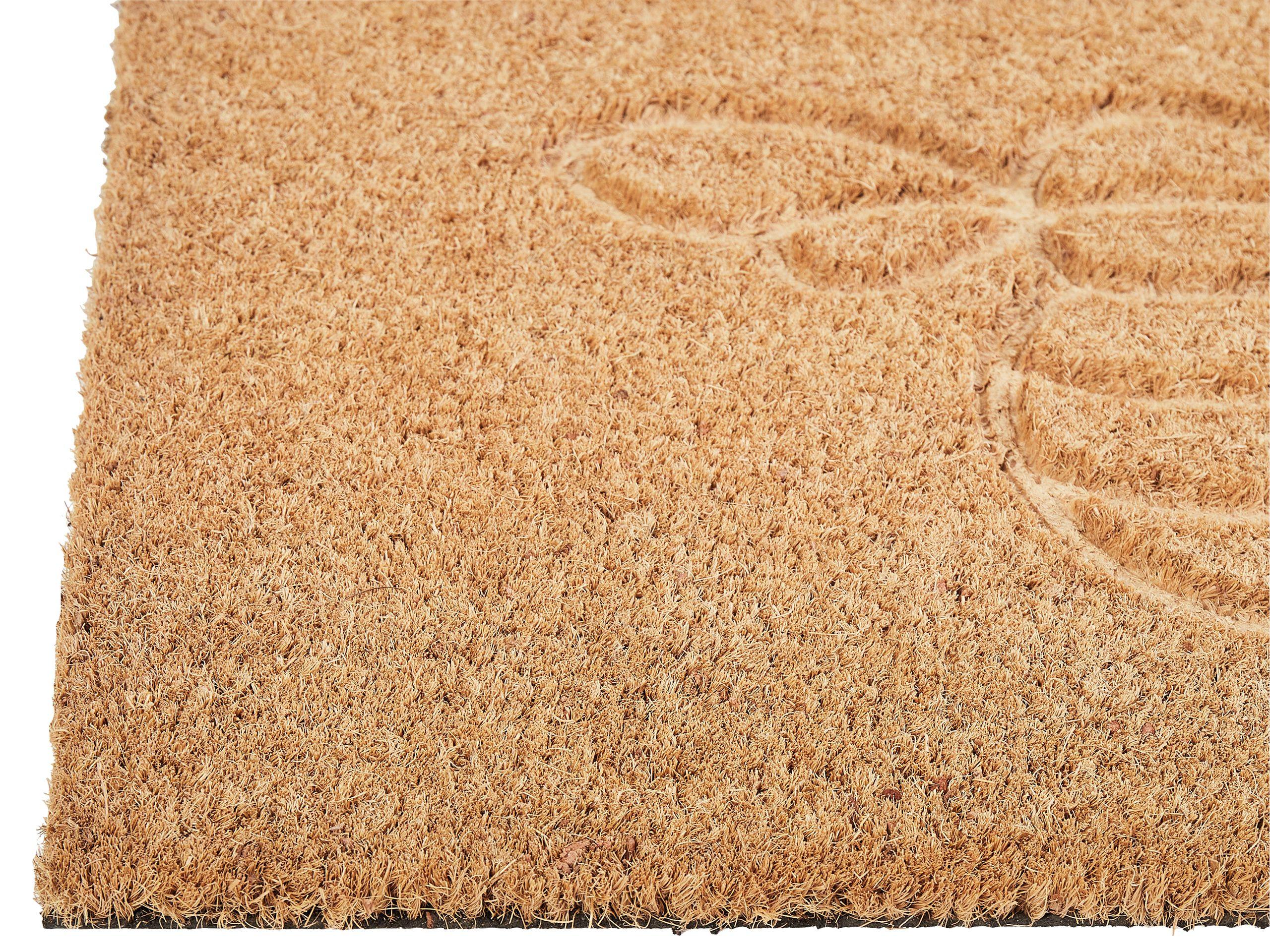 Beliani Tappetino da Ingresso en Fibra di Cocco Moderno CAVITE  