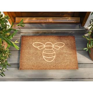 Beliani Tappetino da Ingresso en Fibra di Cocco Moderno CAVITE  