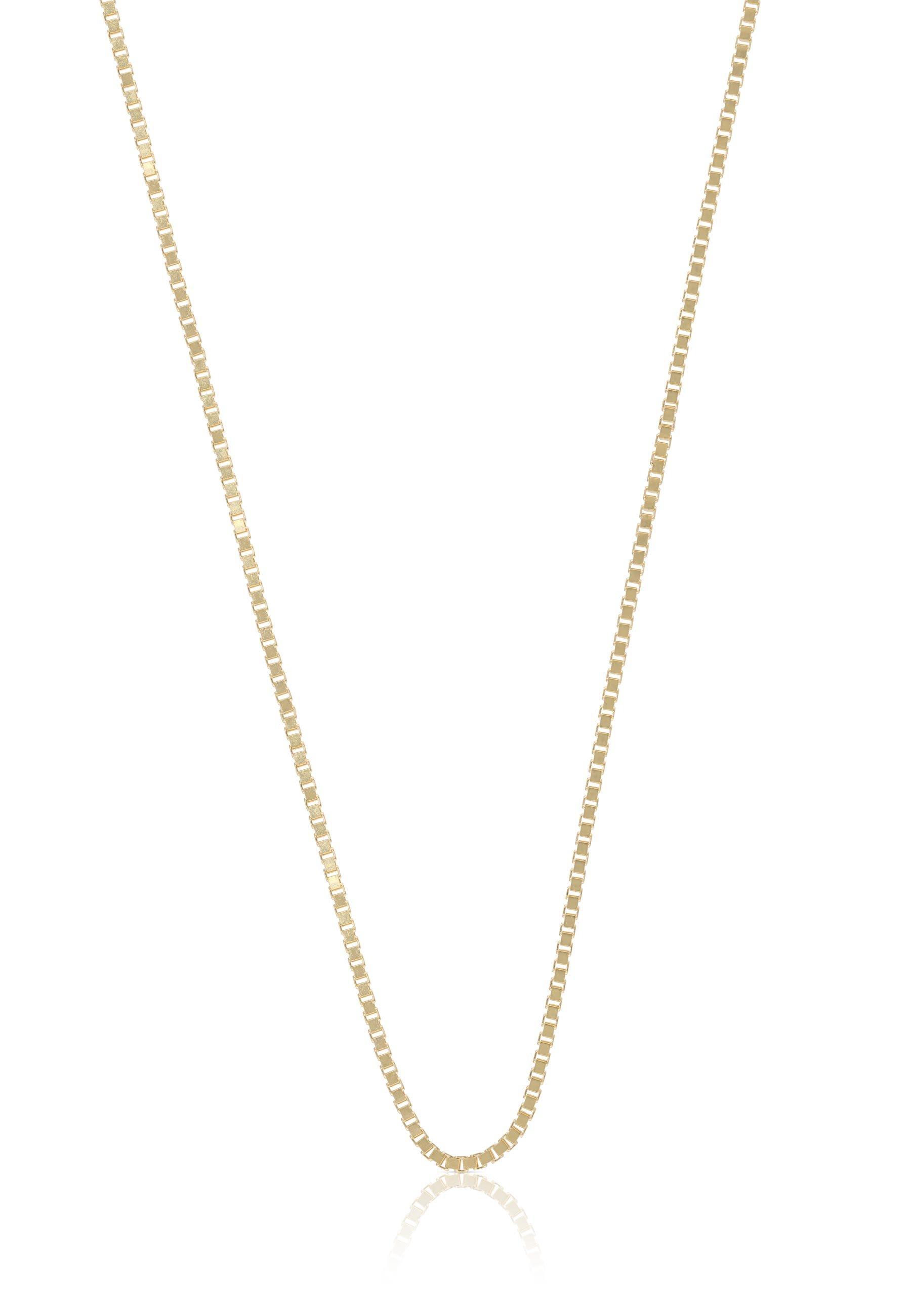 MUAU Schmuck  Collier Venezianer Gelbgold 750, 1.1mm, 55cm 