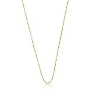 MUAU Schmuck  Collier Venezianer Gelbgold 750, 1.1mm, 55cm 