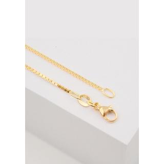 MUAU Schmuck  Collier Venezianer Gelbgold 750, 1.1mm, 55cm 