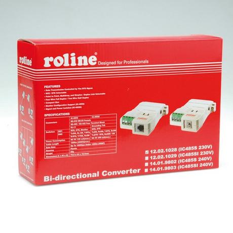 Roline  ROLINE Konverter RS232-RS485, ohne galvan. Trennung 