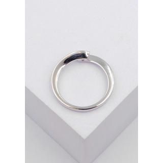 MUAU Schmuck  Solitaire Ring Diamant 0.20ct. Weissgold 750 