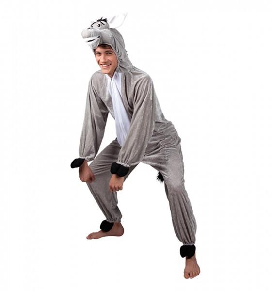 Image of Plüschkostüm Esel Grau