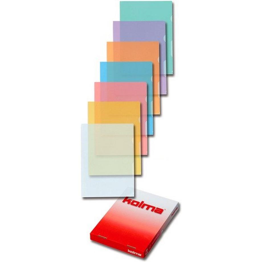 Kolma KOLMA Sichthülle VISA Superstrong A4 59.464.19 farbig ass., lisse 100 Stück  