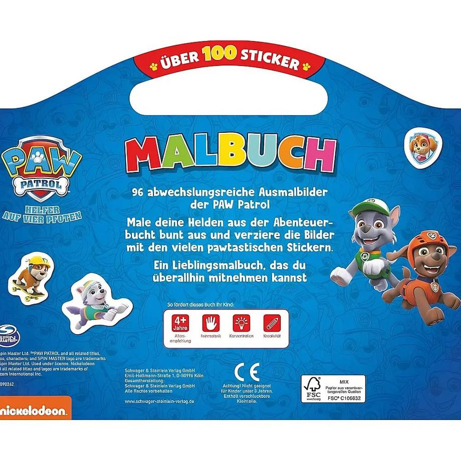 Schwager & Steinlein  Paw Patrol Malbuch 