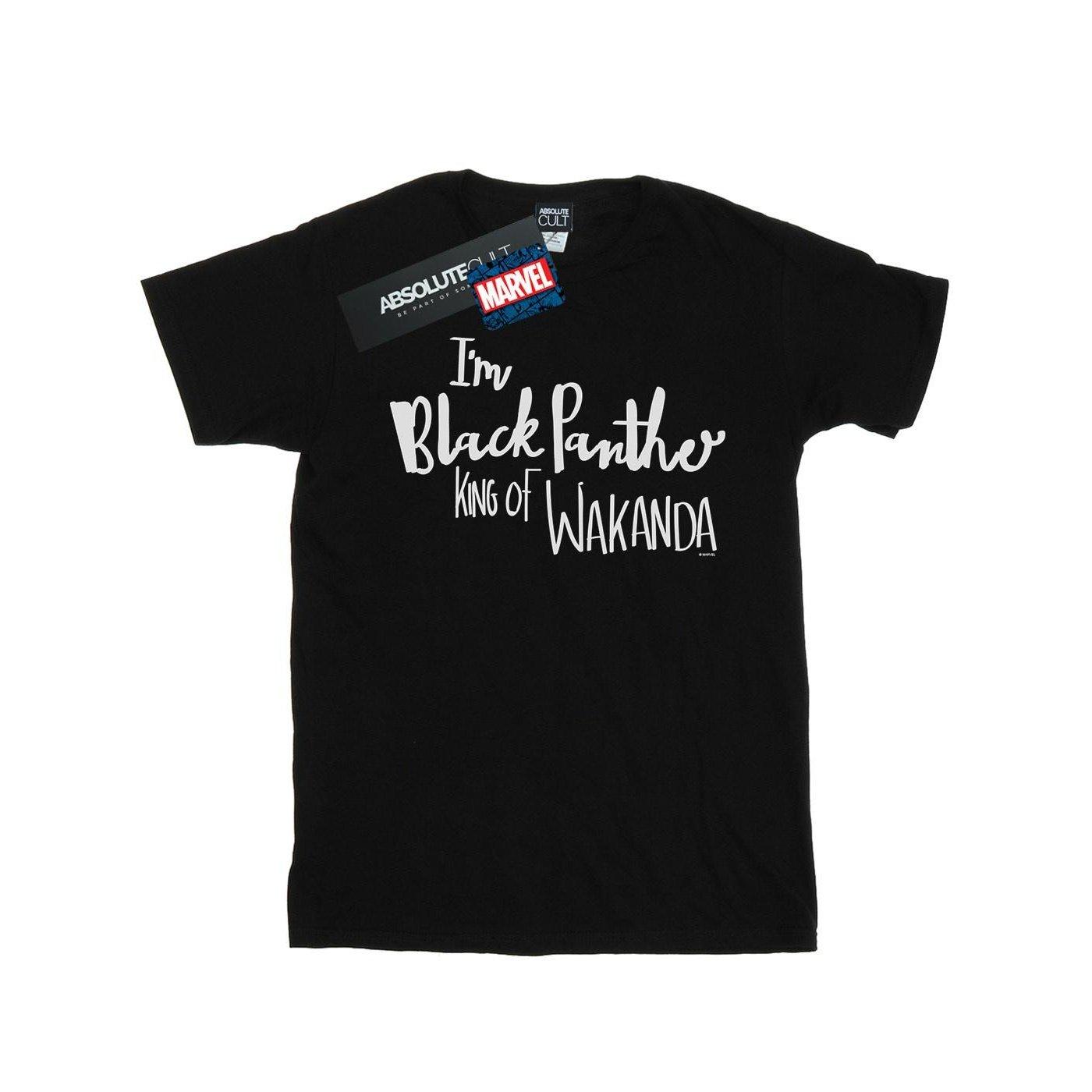 Image of I Am Black Panther Tshirt Unisex Schwarz 152-158