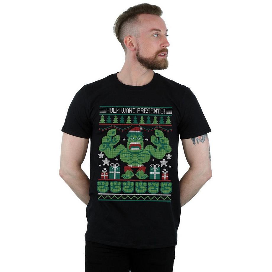MARVEL T-shirt Hulk Want Presents  