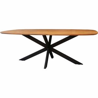 mutoni Table à manger Arhus Acacia naturel massif 215  