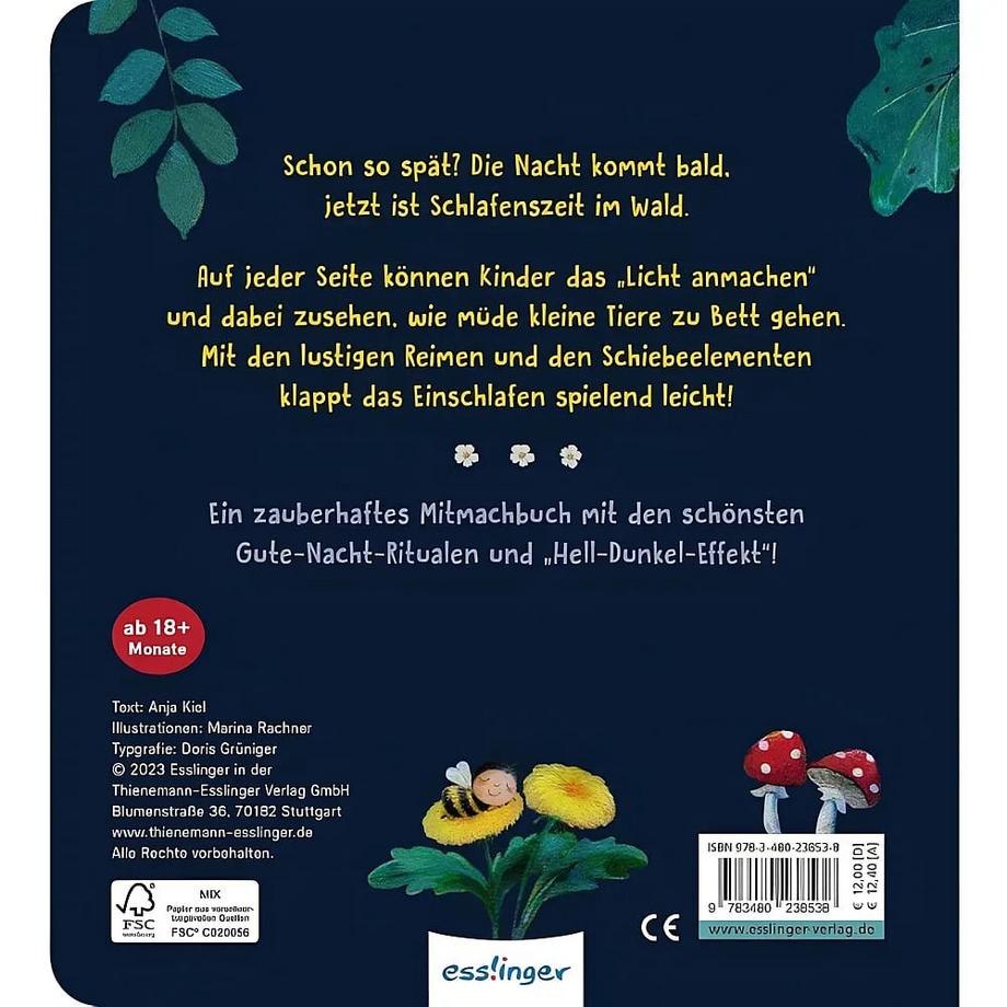 Wo brennt Licht, wer schläft noch nicht? Kiel, Anja; Rachner, Marina (Illustrationen) Couverture rigide 