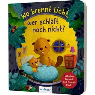 Wo brennt Licht, wer schläft noch nicht? Kiel, Anja; Rachner, Marina (Illustrationen) Gebundene Ausgabe 