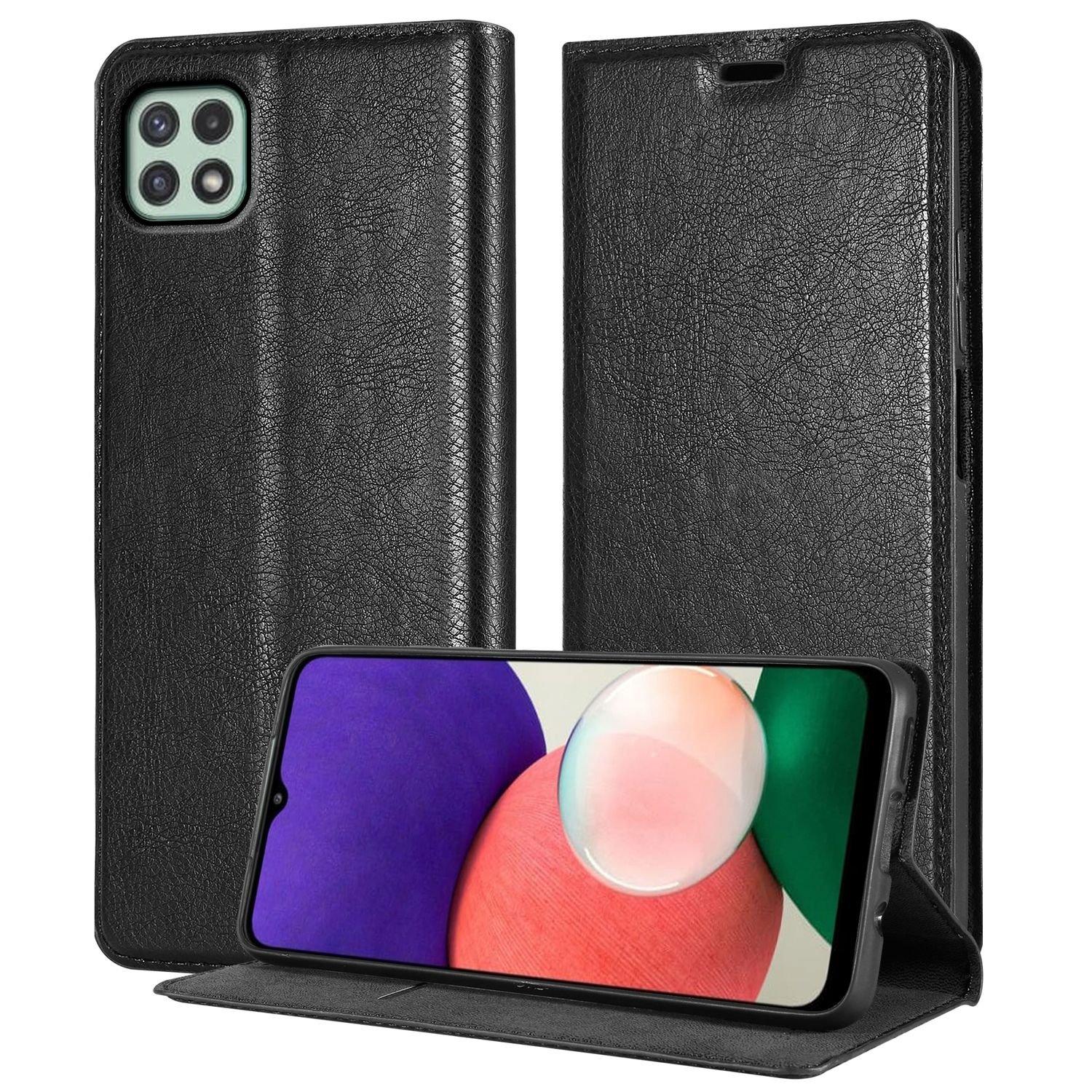 Cadorabo  Housse compatible avec Samsung Galaxy A22 5G - Coque de protection avec fermeture magnétique, fonction de support et compartiment pour carte 