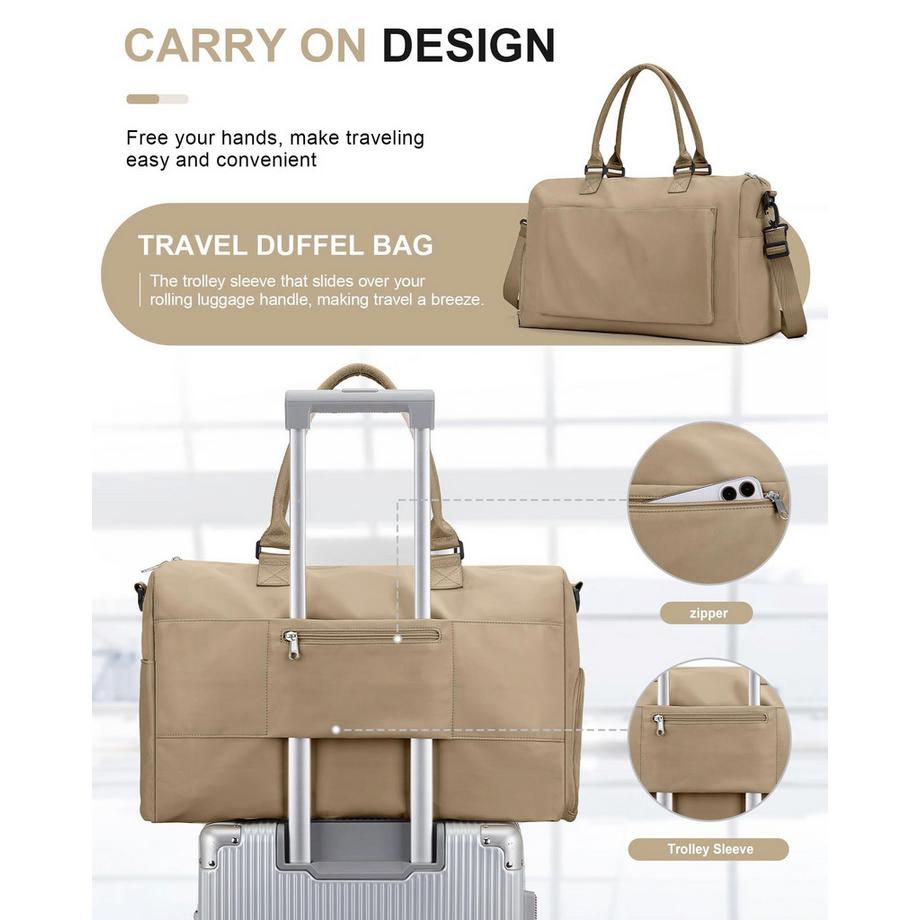 Only-bags.store Sport Reisetasche mit Schuhfach Nassfach  