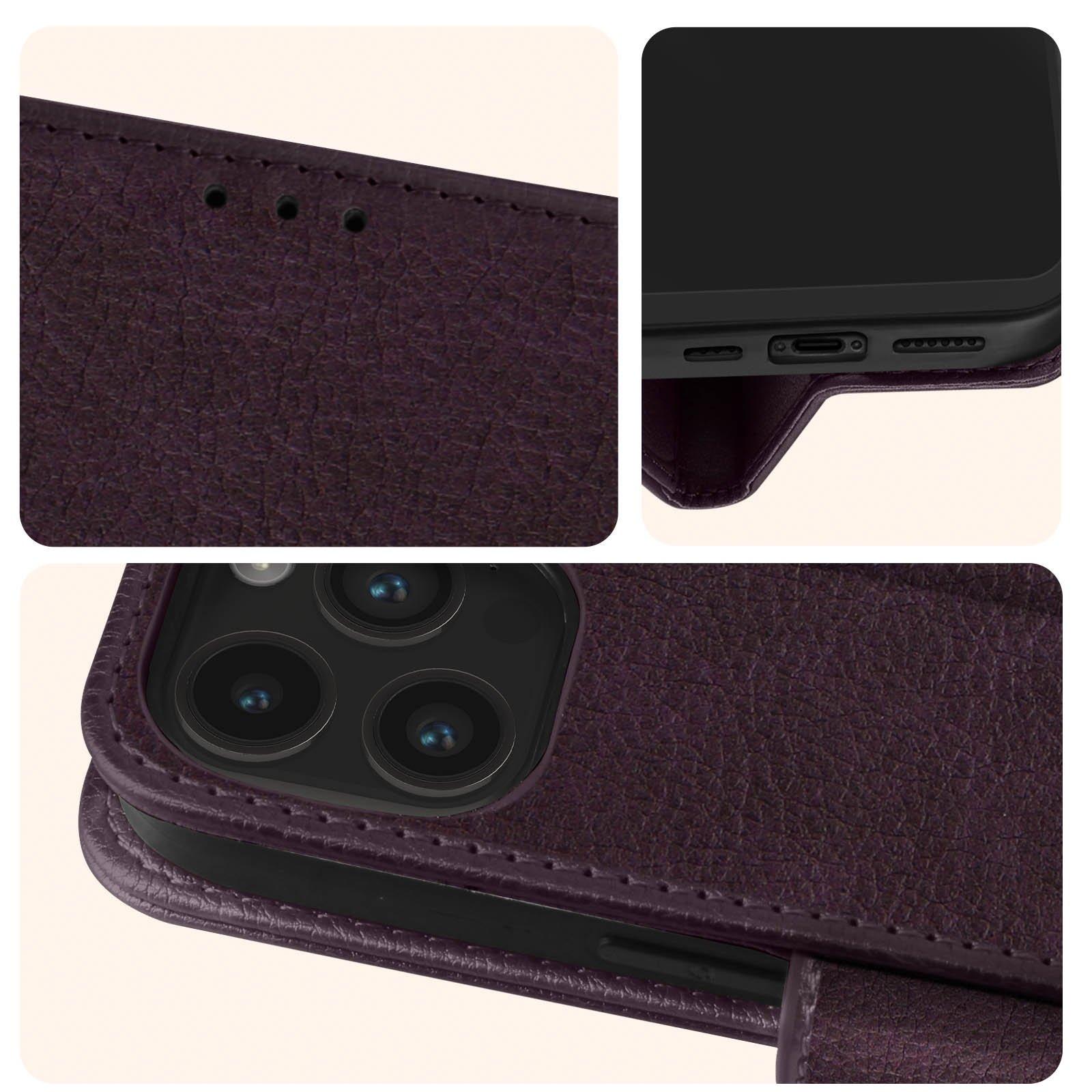 Avizar  Custodia folio iPhone 15 Pro Max viola 