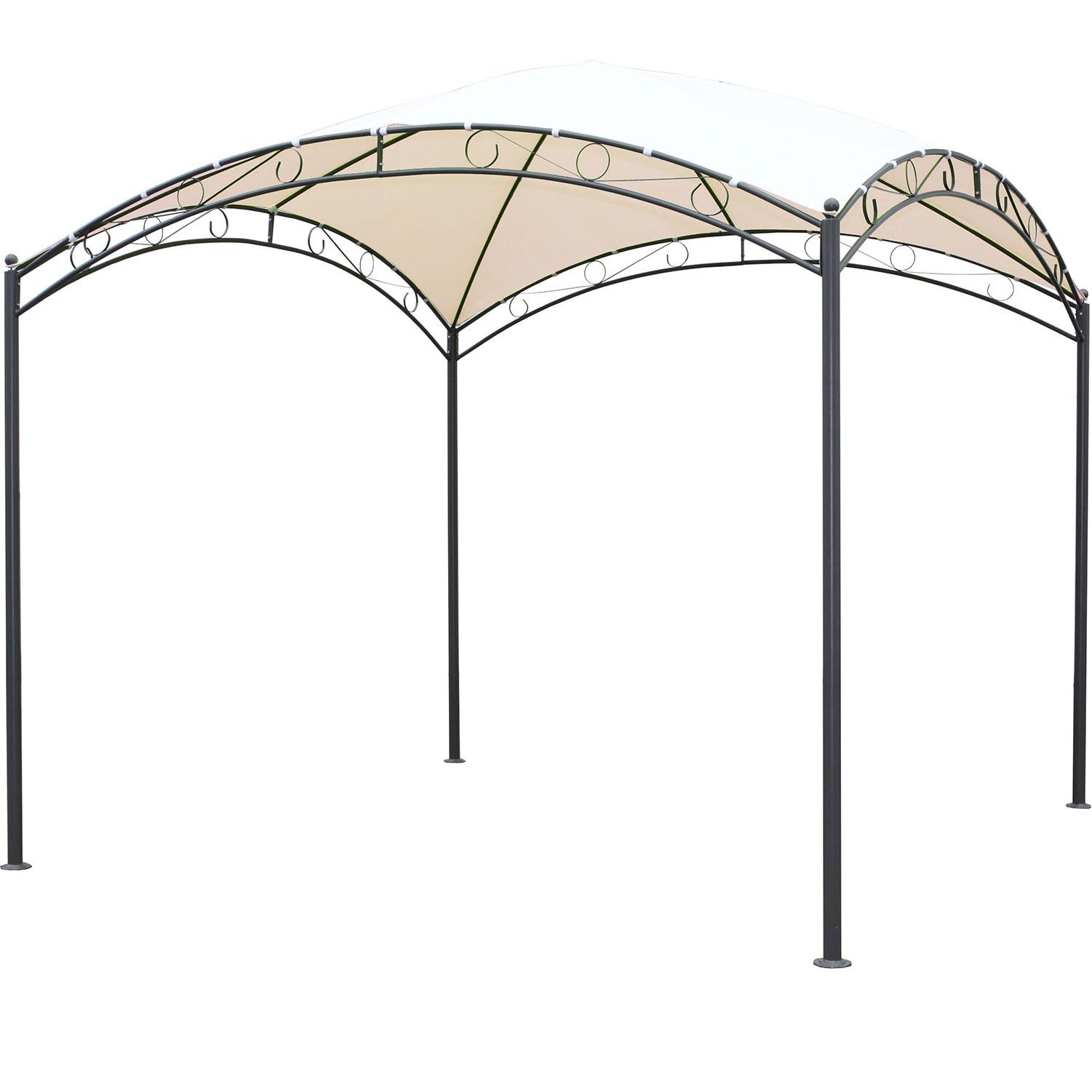 mutoni Gazebo da giardino Hudson beige 295x295  