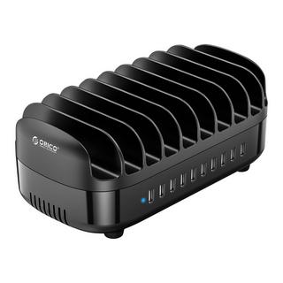 Avizar  Station de Charge 120W 10 USB Noir 