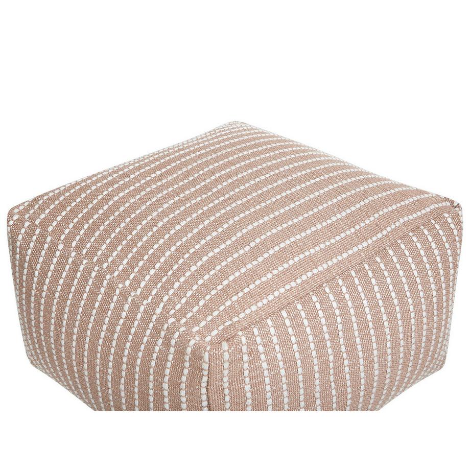 Beliani Pouf en Tissu Boho ZAHRI  