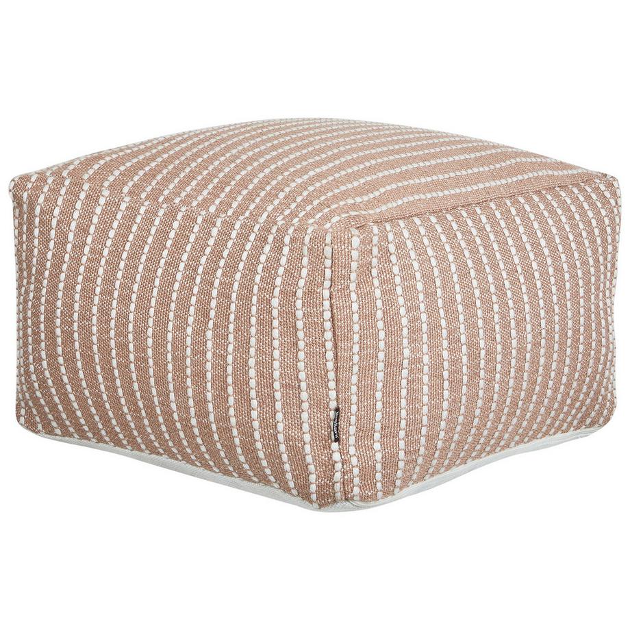 Beliani Pouf en Tissu Boho ZAHRI  