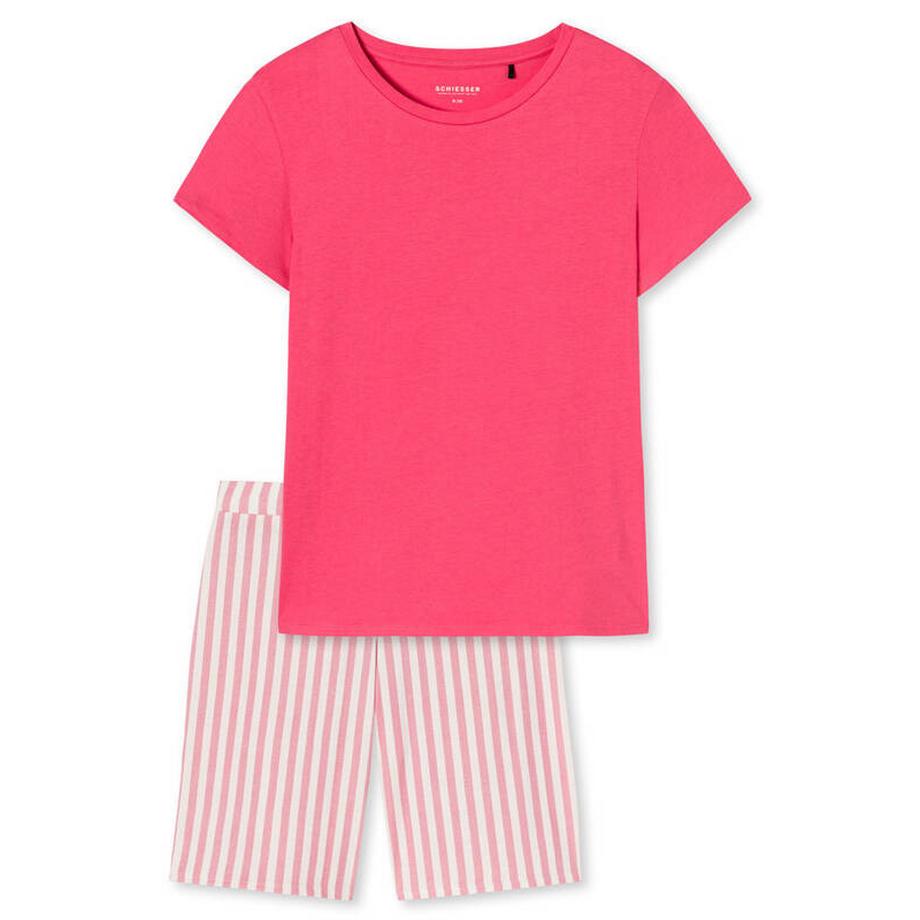 Schiesser Modal Kurzarm Pyjama Set  