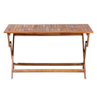 Beliani Table de jardin en Acacia Traditionnel CENTO  