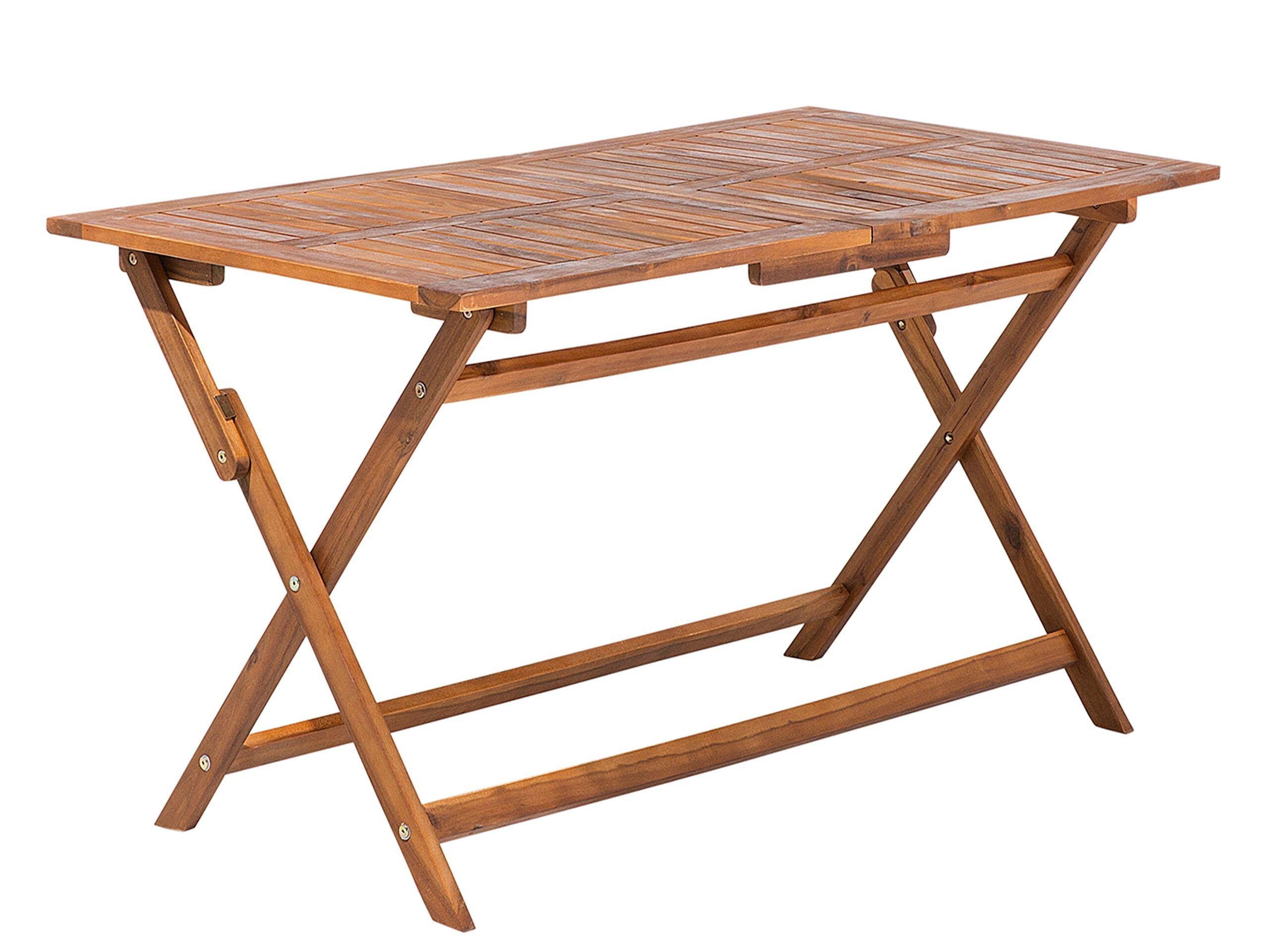 Beliani Table de jardin en Acacia Traditionnel CENTO  