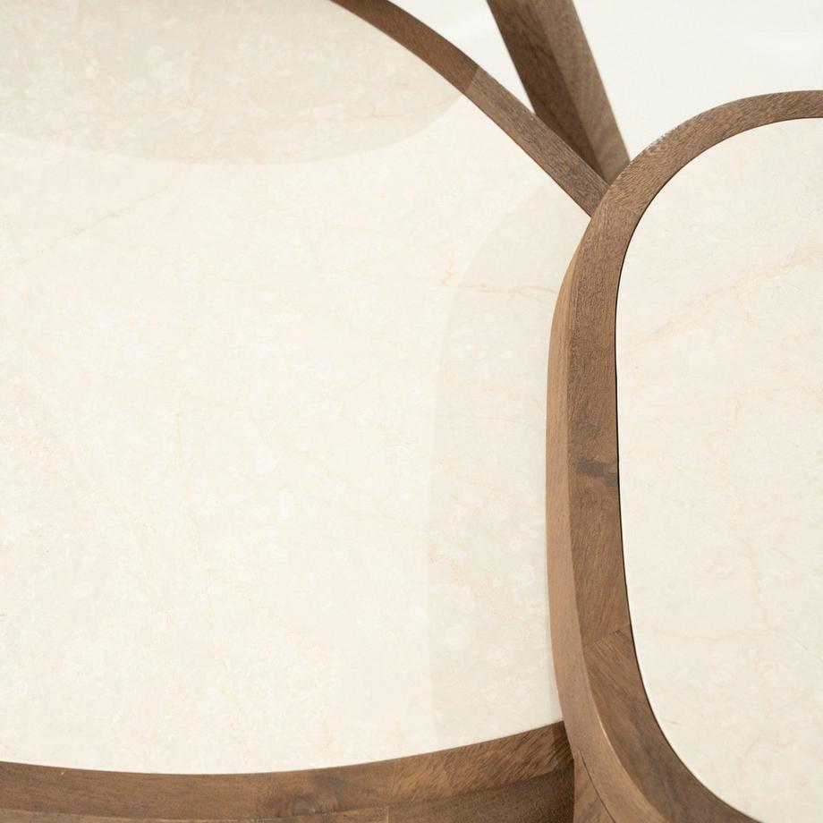 mutoni Table basse Fred Marbre 64x75  